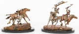 C. A. Pardell for American Legends Series Mixed Metal Sculptures