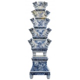 Delftware Style 'Flower Pyramid'