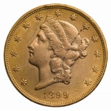 1899 $20 Gold VF Details