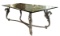 Glass Top Wrought Iron Dining Table