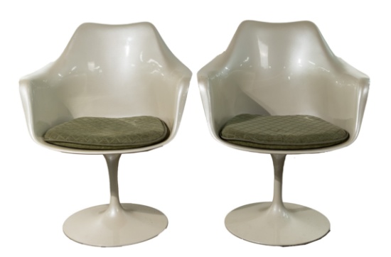 Eero Saarinen for Knoll Tulip Arm Chairs