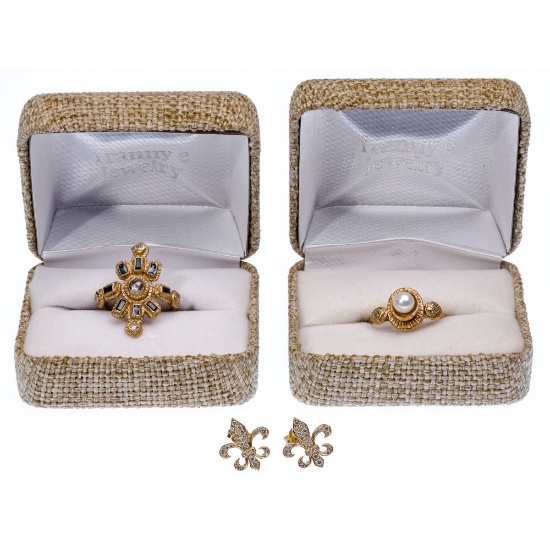 Franny E and Jack Sutton 14k Gold Jewelry Assortment