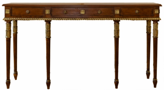 Regency-Style Sofa Table