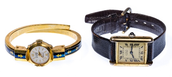 Cartier and Silvana Wrist Watches