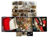 10k Gold, Sterling Silver and Costume Jewelry Assortment