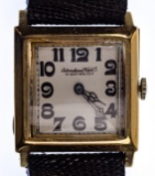 International Schaffhausen 18k Gold Case Wrist Watch