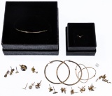 18k and 14k Yellow Gold Jewelry Assortment