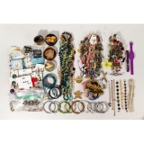 White Gold, Sterling Silver and Costume Jewelry Assortment