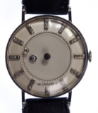 Le Coultre / Vacheron 14k White Gold and Diamond Case 'Galaxy' Wrist Watch