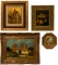 Assorted Artists (European, 20th Century) Oil Painting Assortment