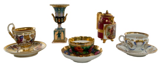 Porcelain Cup and Saucer Assortment