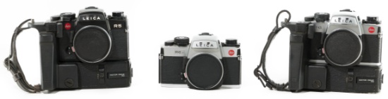 Leica R5, R6 and R6.2 SLR 35mm Camera Body Assortment