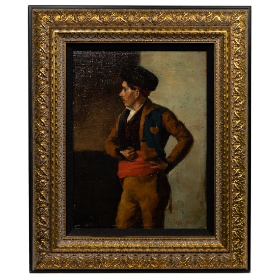 Edgar Spier Cameron (American, 1862-1944) Oil on Canvas Board
