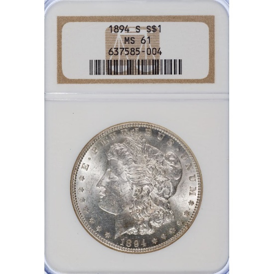 1894-S $1 MS-61 NGC