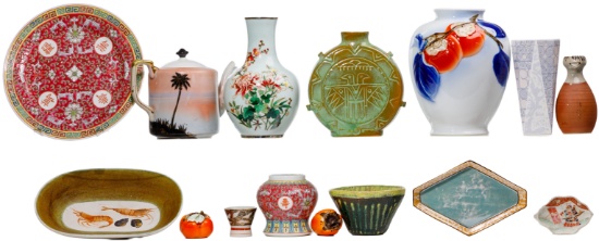 Asian and English Pottery and Porcelain Assortment