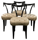 (Attributed to) Grosfeld House Tassel Motif Chair Set