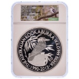 Australia: 2015 $30 Kookaburra 1-Kilo Silver Proof PF-69 Ultra Cameo NGC