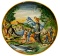 Italian Urbino Istoriato Majolica Charger