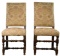 Mahogany Framed Upholstered Chairs