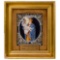 Limoges 'Saint Simeon and The Baby Jesus' Painted Enamel Plaque
