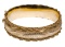 Rine 14k Yellow Gold Hinged Bangle Bracelet