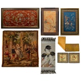 European Brocade and Asian Fabric Assortment