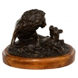 Melvin Johansen (American, 1915-2015) 'Amore' Bronze Sculpture