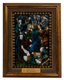 Limoges 'The Kiss of Judas' Painted Enamel Plaque