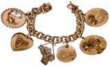 14k Yellow Gold Charm Bracelet