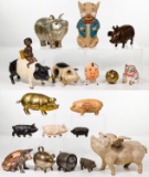 Pig Metal Still Bank Assortment