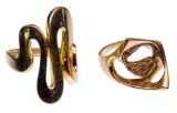 14k Yellow Gold Rings