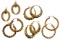 14k Yellow Gold Earring and Jacket Assortment