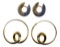 18k Gold Pierced Earring Assortment