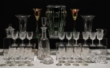 Designer Crystal Stemware and Vase Assortment