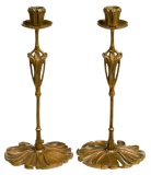 Georges De Feure Art Nouveau Candlesticks