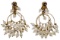 14k Yellow Gold and Pearl Clip Earrings