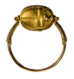 18k Yellow Gold Scarab Ring