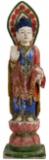 Chinese Carved and Painted Wood Buddha Statue