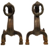 Cast Iron Andirons