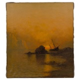 John Olsen Hammerstad (Norwegian, 1842-1925) Oil on Canvas