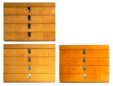 Brian Palmer for Baker Birdseye Maple Chests