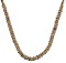 14k Yellow Gold and Diamond Necklace