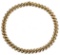 14k Yellow Gold Braid Link Choker Necklace