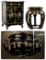 Asian Black Lacquer Furniture Assortment