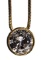 14k Gold and Diamond Slide Pendant on Necklace