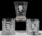 (Attributed to) Baccarat Sulphide Glass Tumblers