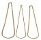 14k Yellow Gold Herringbone Necklaces