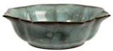 Chinese Celadon Crackle Glazed Floriform Bowl