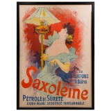 Jules Cheret (French, 1836-1932) 'Saxoleine' Poster