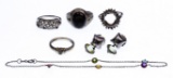 14k White Gold Jewelry Assortment